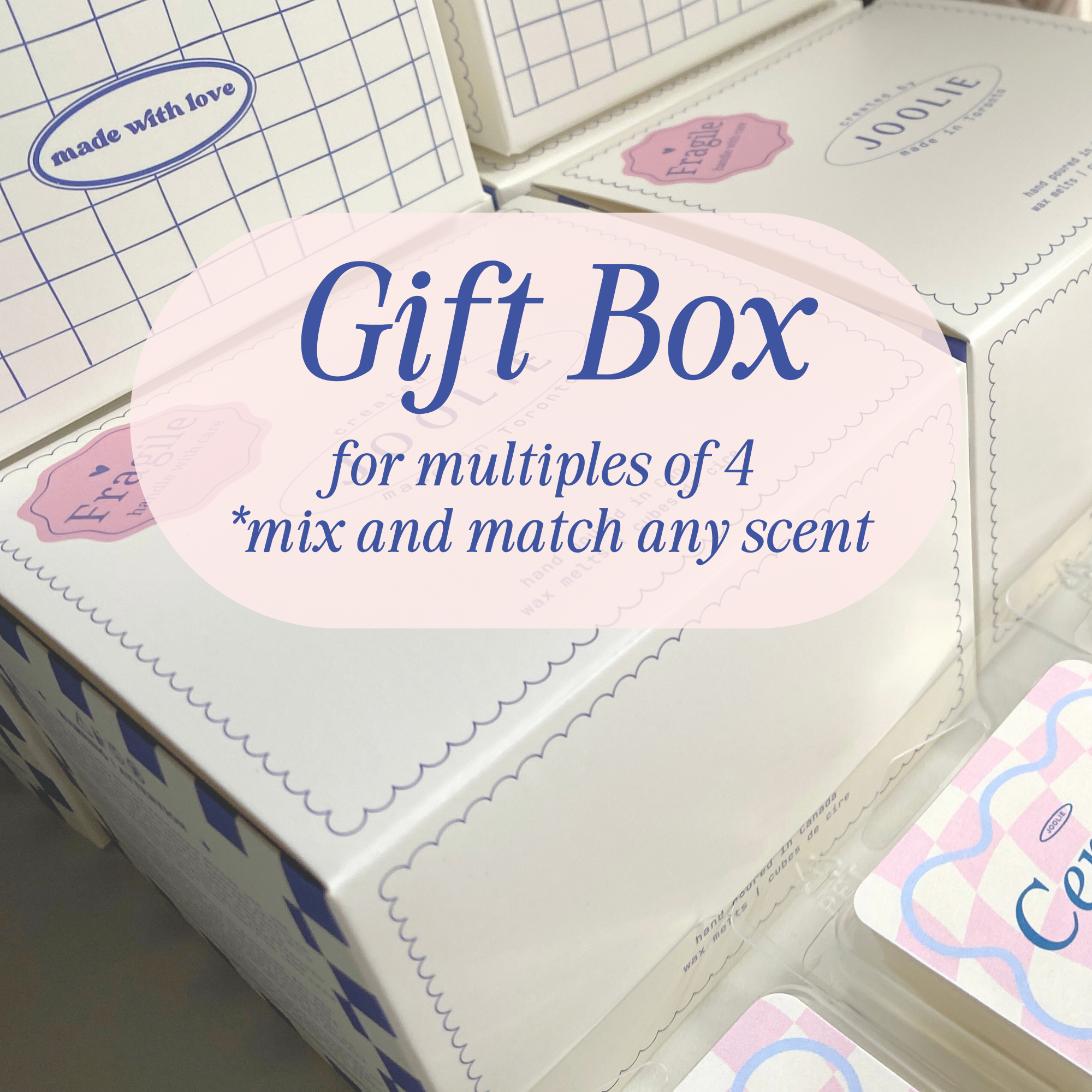 Birthday Cake Wax Melts All Natural Soy Wax heart shaped Clamshells
