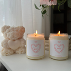 XL Teddy Bear Soy Wax Pillar candle 1.3 lbs
