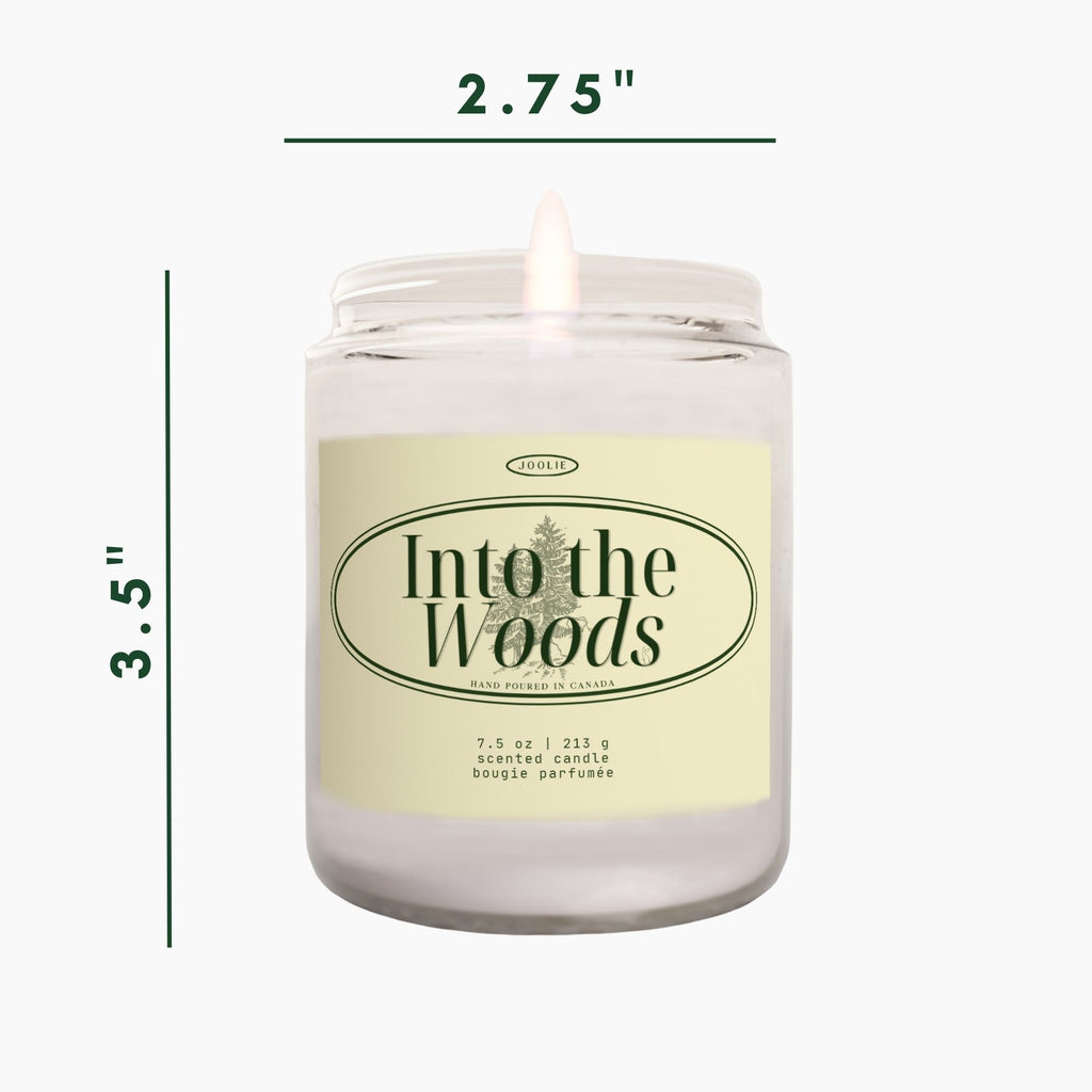 Into the Woods Balsam Fir & Cedar Candle Coconut Soy Wax 7.5 oz