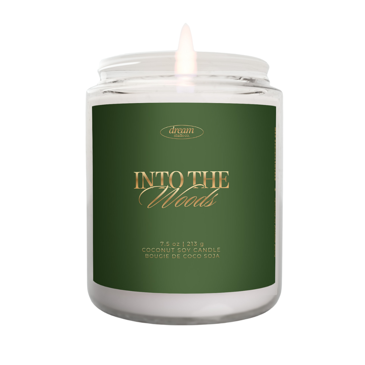 Into the Woods Balsam Fir & Cedar Candle Coconut Soy Wax 7.5 oz