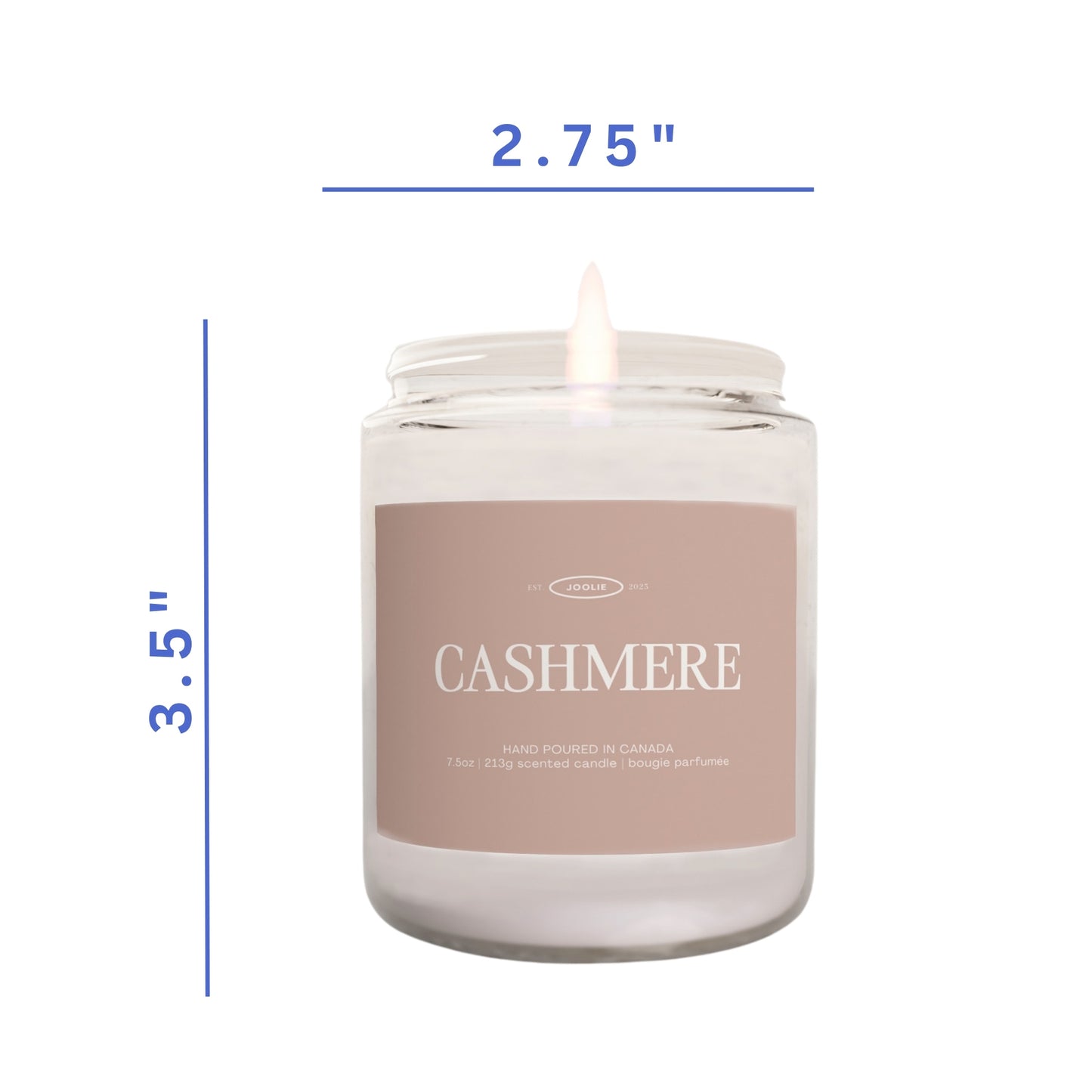 Cashmere 7.5 oz Coconut Soy Wax Candle