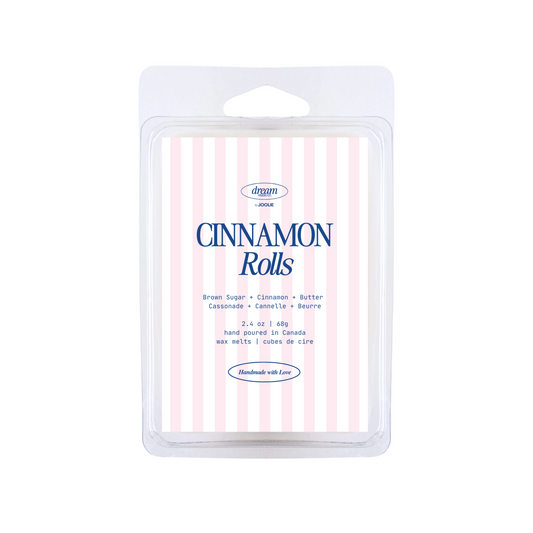 Cinnamon Rolls Wax Melts All Natural Soy Wax heart shaped Clamshells