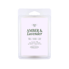 Amber & Lavender Wax Melts All Natural Soy Wax heart shaped Clamshells