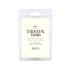Tobacco & Vanilla Wax Melts Natural Soy Wax heart shaped Clamshells