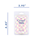 Cereal Milk Wax Melts made with Natural Soy Wax heart shaped Clamshells
