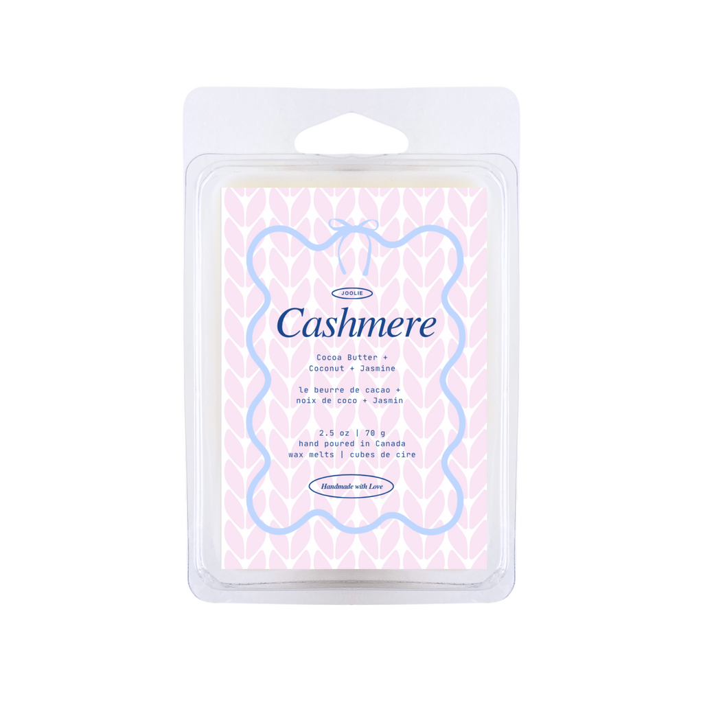 Cashmere Wax Melts Natural Soy Wax heart shaped Clamshells