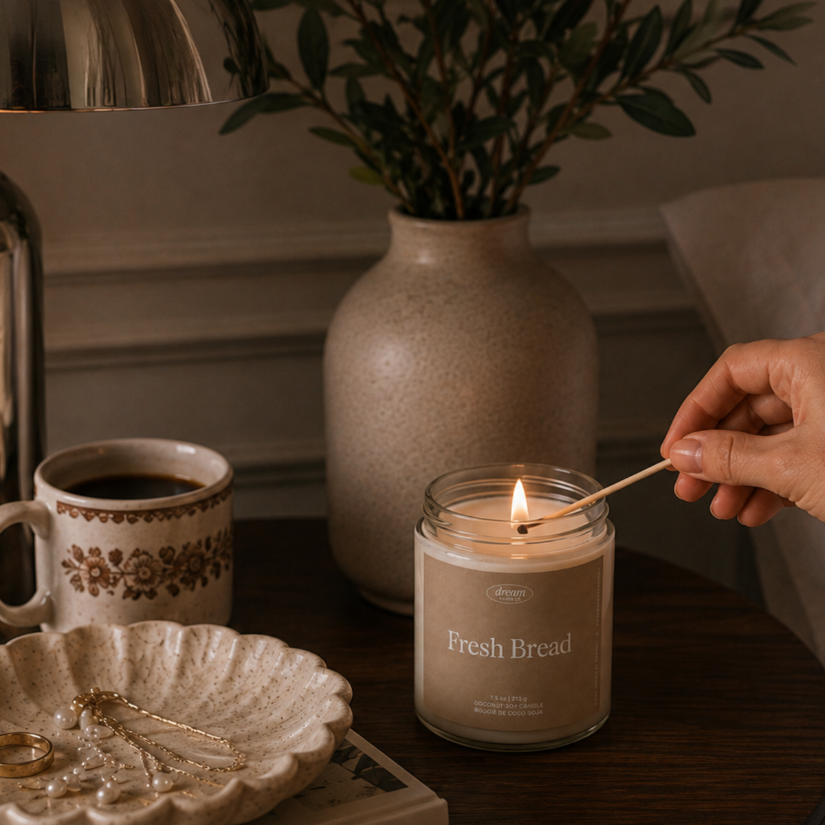 Fresh Bread 7.5 oz Coconut Soy Wax Candle