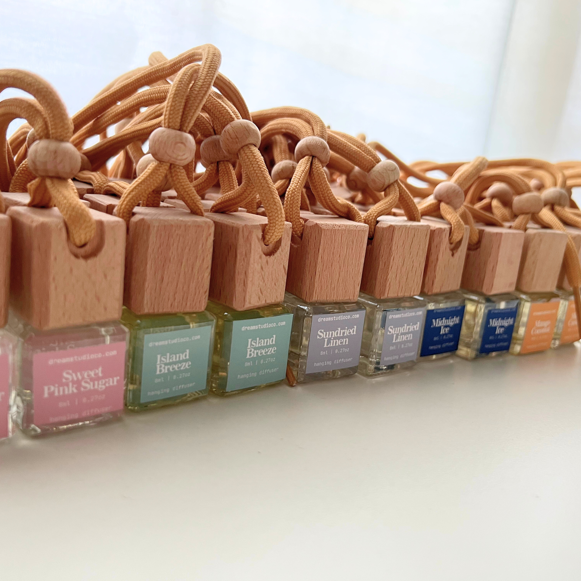 Cereal Milk hanging air freshener car diffuser 8ml Made in Canada citrus, berries, vanilla phthalate and paraben free