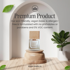 Midnight Ice hanging air freshener car diffuser 8ml Made in Canada phthalate and paraben free