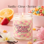 Cereal Milk Candle 7.5 oz Coconut Soy Wax Candle