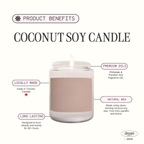 Sugar Cookies 8 oz Coconut Soy Wax Candle Holiday Collection