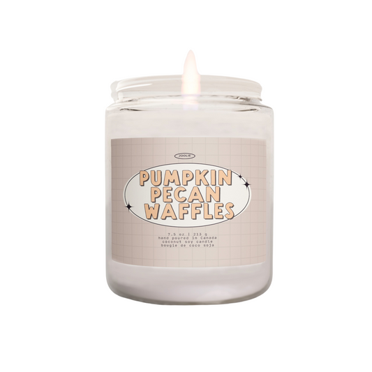 Pumpkin Pecan Waffles 7.5 oz Coconut Soy Wax Candle