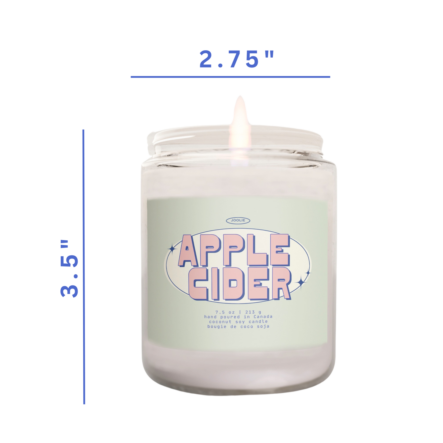 Apple Cider 7.5 oz Coconut Soy Wax Candle