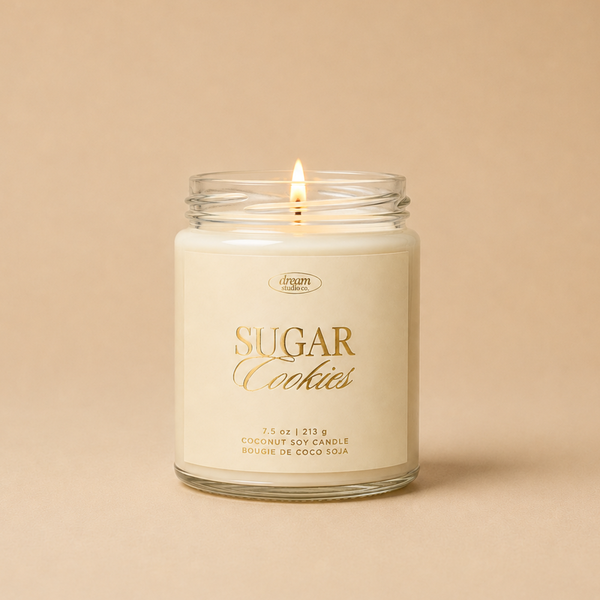 Sugar Cookies 7.5 oz Coconut Soy Wax Candle