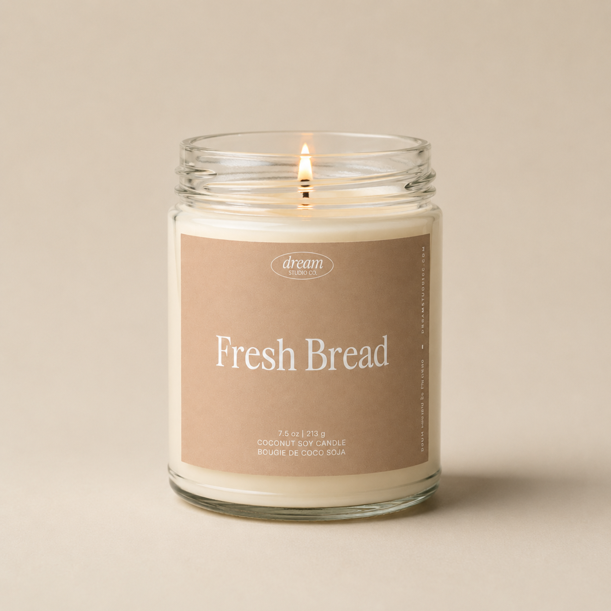 Fresh Bread 7.5 oz Coconut Soy Wax Candle