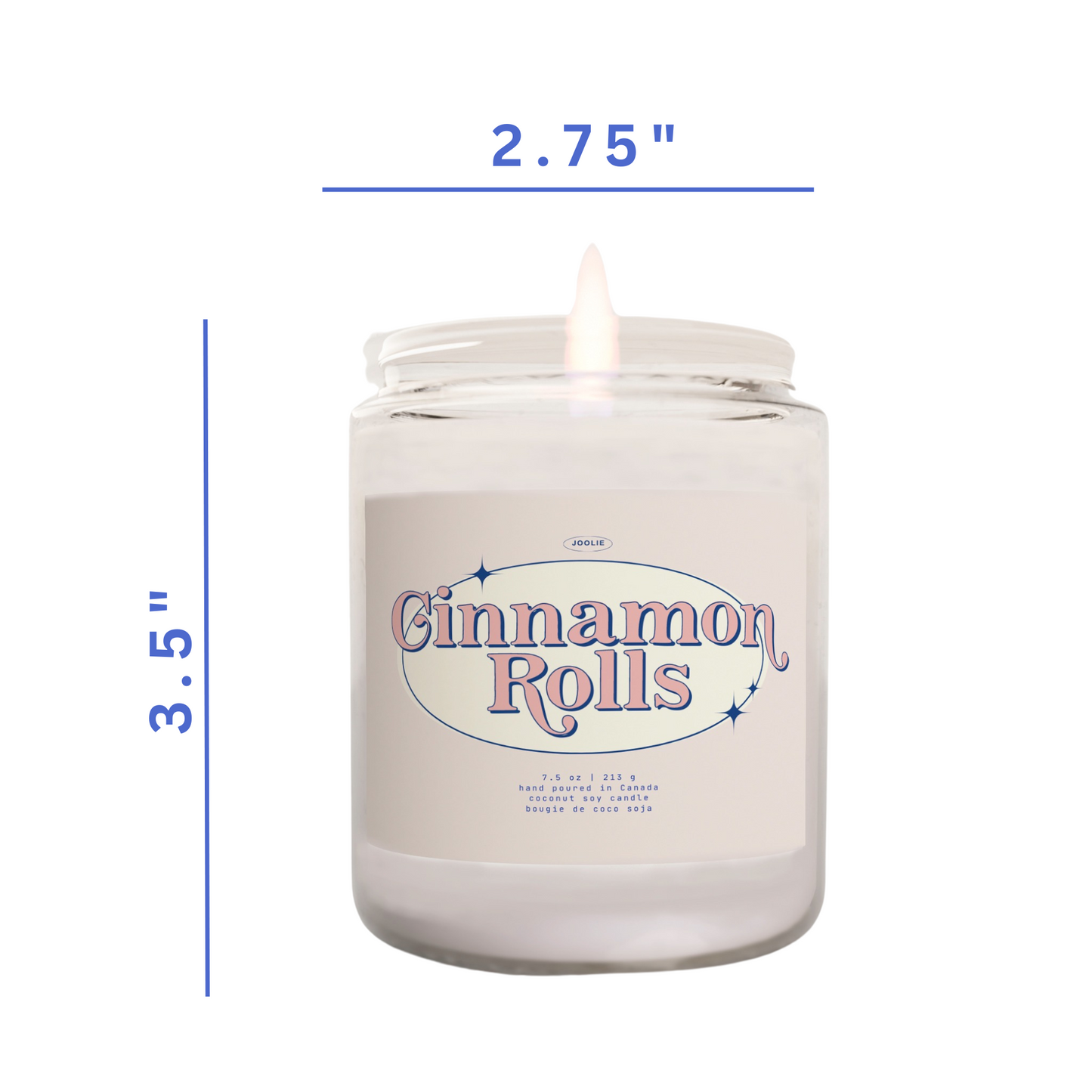 Cinnamon Rolls 7.5 oz Coconut Soy Wax Candle