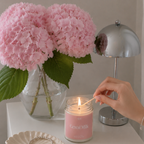 Cereal Milk Candle Coconut Soy Wax Candle Pink Label