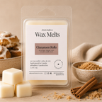 Cinnamon Rolls Wax Melts All Natural Soy Wax Clamshells