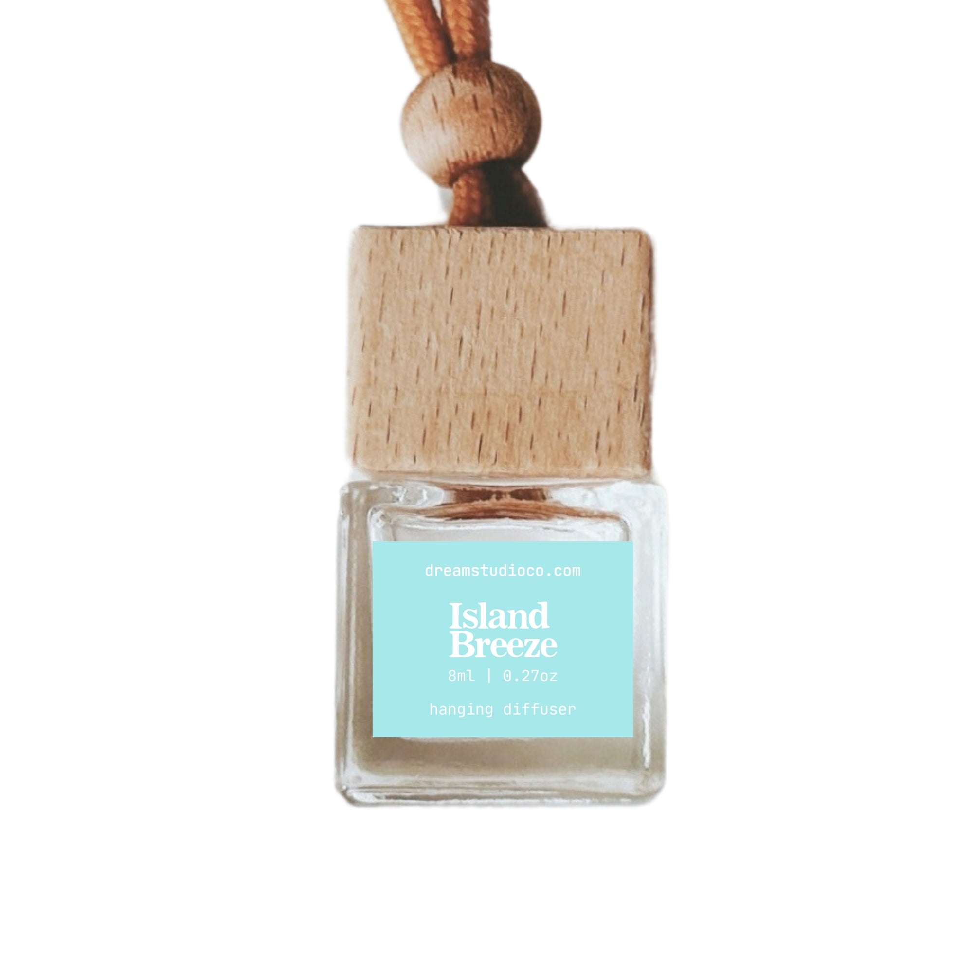 Island Breeze hanging air freshener car diffuser 8ml Made in Canada phthalate and paraben free
