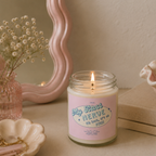 My Last Nerve... Oh look it's on Fire! Candle (Cashmere scented)
