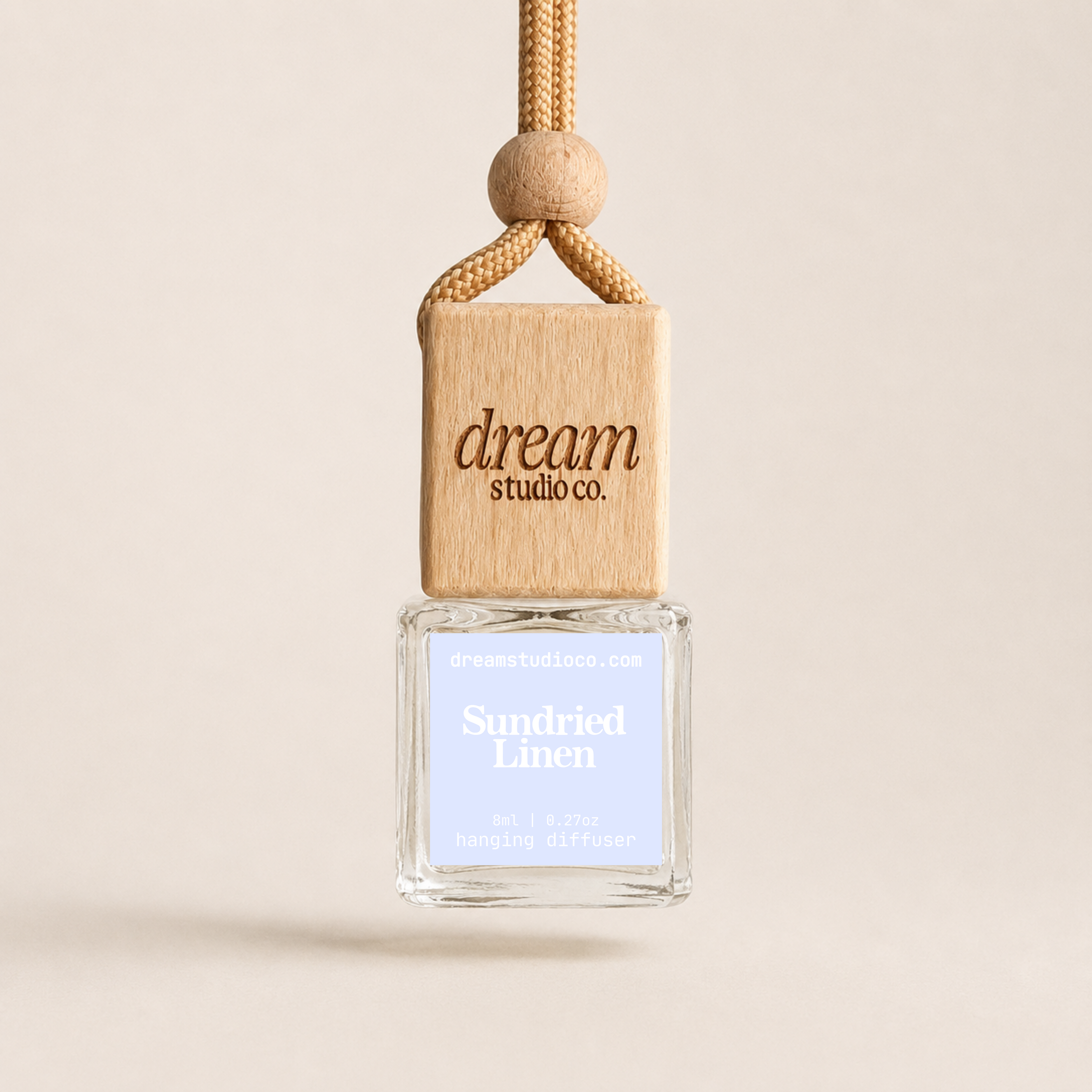 Sundried Linen hanging air freshener car diffuser