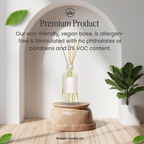 Mango Coconut Reed diffusers 4 oz  Made in Canada tropical blend Scented Phthalate, Paraben Free