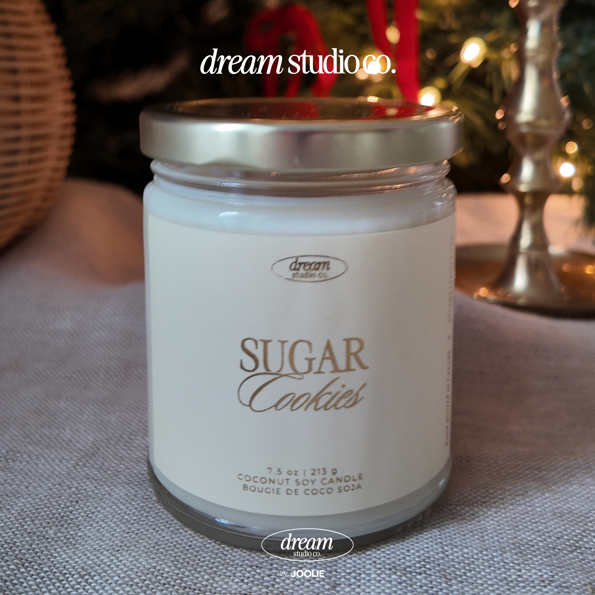 Sugar Cookies 8 oz Coconut Soy Wax Candle Holiday Collection