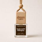 Teakwood & Mahogany hanging air freshener car diffuser