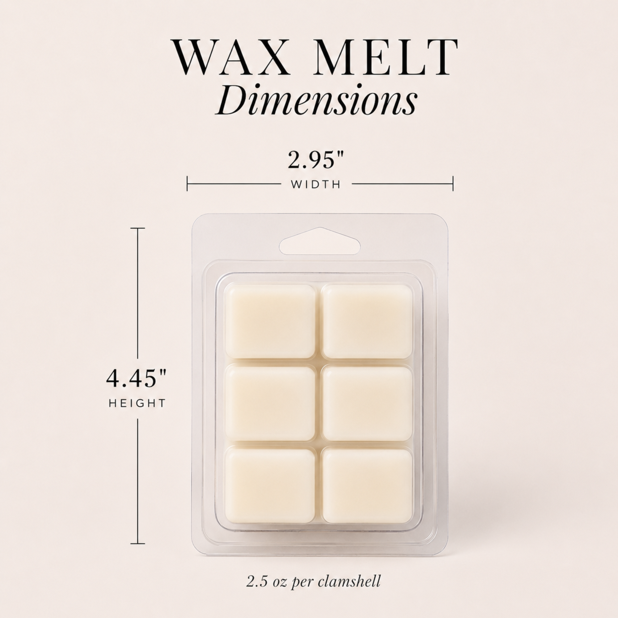 Tobacco & Vanilla Wax Melts Natural Soy Wax Clamshells